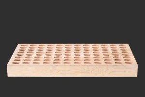 Σταντ (stand) ξύλινο 428x288x42mm - 96 θέσεων-1