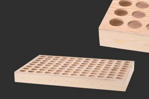 Σταντ (stand) ξύλινο 428x288x42mm - 96 θέσεων-2
