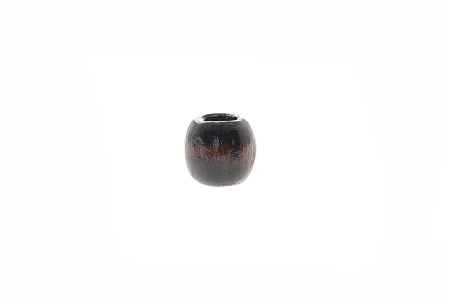Χάντρες ξύλινες μικρές σκούρο καφέ 10x10 mm Χάντρες ξύλινες μικρές σκούρο καφέ 10x10 mm