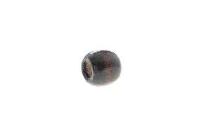 Small dark brown wooden beads in size 10x10 mm-2