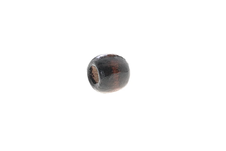 Χάντρες ξύλινες μικρές σκούρο καφέ 10x10 mm Χάντρες ξύλινες μικρές σκούρο καφέ 10x10 mm