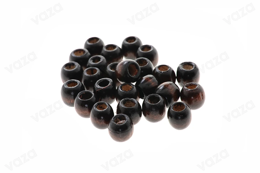 Rruaza druri ngjyrë kafe e errët 10x10mm-imazh_grup