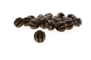 Small metal beads in size 0,7x0,8 mm-3