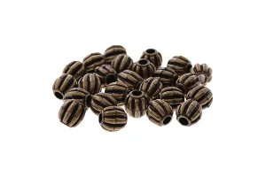 Small metal beads in size 0,7x0,8 mm-4