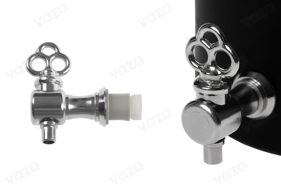 Silver half-turn metal dispenser tap-image_product