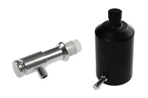 Metallhahn in silber (gerader)-2