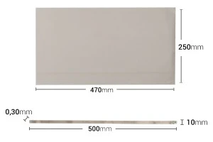 Ανταλλακτικό πανί 470x250 mm και σύρμα 500x10 mm για θερμοκολλητικό μηχάνημα-2