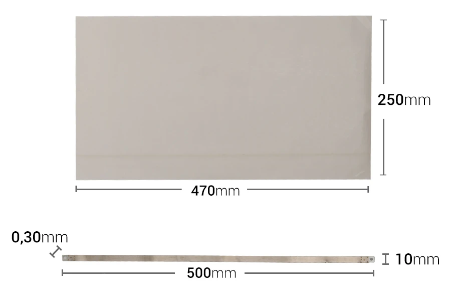 Ανταλλακτικό πανί 470x250 mm και σύρμα 500x10 mm για θερμοκολλητικό μηχάνημα Ανταλλακτικό πανί 470x250 mm και σύρμα 500x10 mm για θερμοκολλητικό μηχάνημα