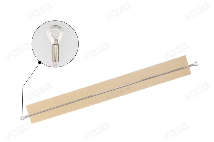 Panno di ricambio 310x36 mm e filo 350x2 mm per macchina termosaldatrice manuale.-immagine_prodotto