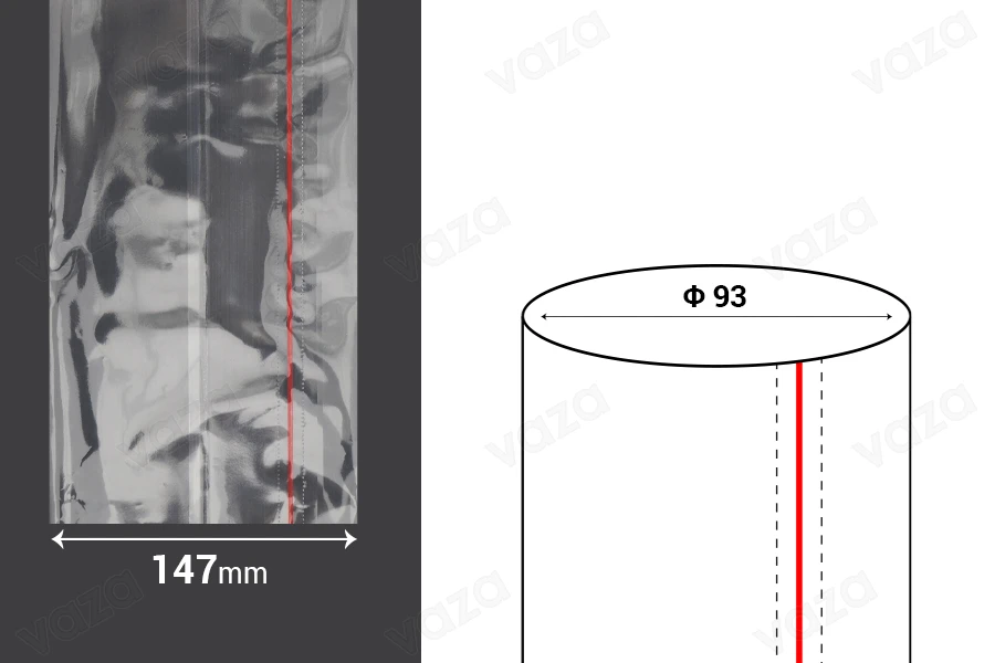 Capsula termoretraibile larga 147 mm con intaglio - misura corrente (Ø 93).-gruppo_immagini