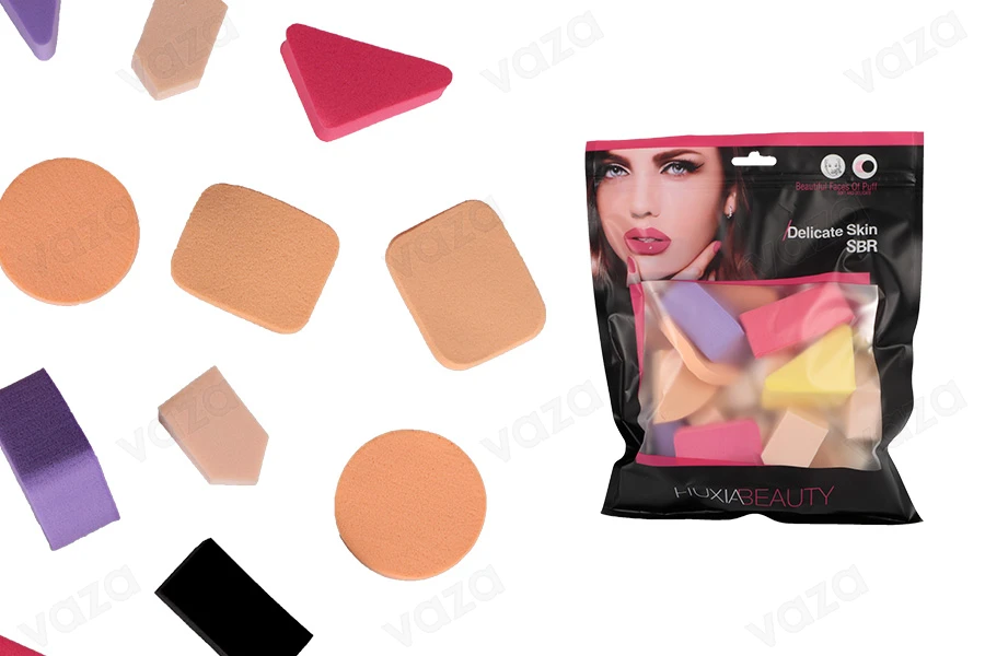 Makeup sponges in various shapes and colors - pack of 20 pcs-image_product