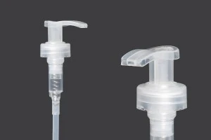 Pompa di plastica 28/410 bianca con sicurezza per shampoo o crema-1
