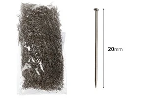 Metallic pin 20 mm in silver color - 7000 pcs-2