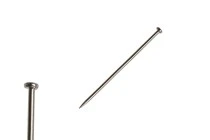 Metallic pin 20 mm in silver color - 7000 pcs