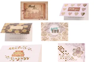 Biglietti d'auguri in carta - 120 pezzi (diversi disegni)-3