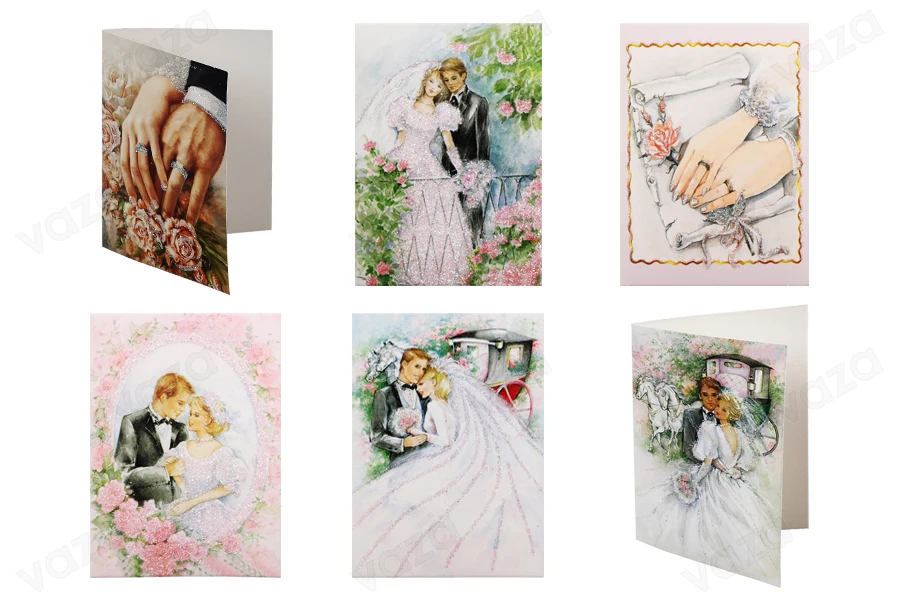 Biglietti d’auguri di matrimonio – 120 pz (diversi disegni) Biglietti d’auguri di matrimonio – 120 pz (diversi disegni)-dimensioni_immagine