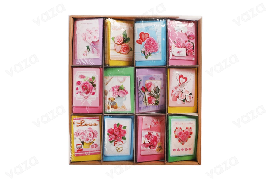 Wedding congratulations cards in many designs - available in a package with 120 pcs-image_group