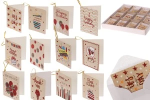 Cartes d'anniversaire en papier - 120 pcs (différents modèles)-1