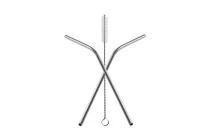 Pailles métalliques, acier inoxydable écologique de 215 mm avec brosse de nettoyage (5+1 pcs) Pailles métalliques, acier inoxydable écologique de 215 mm avec brosse de nettoyage (5+1 pcs)