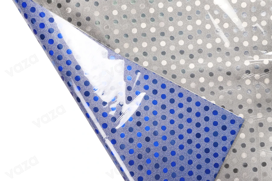 Σελοφάν περιτυλίγματος μεταλιζέ 50x70 cm με σχέδιο πουά - 20 τμχ Σελοφάν περιτυλίγματος μεταλιζέ 50x70 cm με σχέδιο πουά - 20 τμχ-εικόνα_διαστάσεις