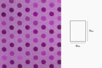 Metallic polka dots cellophane wrapping sheets in size 50x70cm in many colors - available in a package with 20 pcs