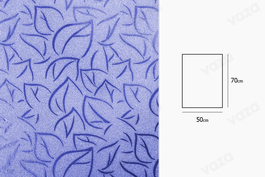 Σελοφάν περιτυλίγματος μεταλιζέ 50x70 cm με σχέδιο φύλλα - 20 τμχ Σελοφάν περιτυλίγματος μεταλιζέ 50x70 cm με σχέδιο φύλλα - 20 τμχ-εικόνα_σύνθεση