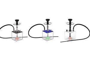 Narguilé avec base carré et éclairage LED-3