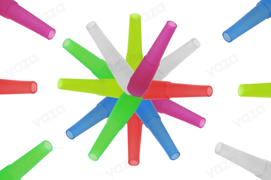 Bocchini  per narghilè sigillato singolarmente – 100 pz (vari colori)-