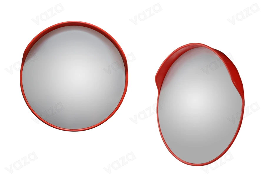 Gebogener Sicherheitsspiegel mit Stangenfuß und 60 cm Durchmesser Gebogener Sicherheitsspiegel mit Stangenfuß und 60 cm Durchmesser-εικόνα_προϊοντική