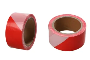 Ruban de marquage en plastique d'une largeur de 50mm - Une pièce (rouleau) de 100 mètres-1