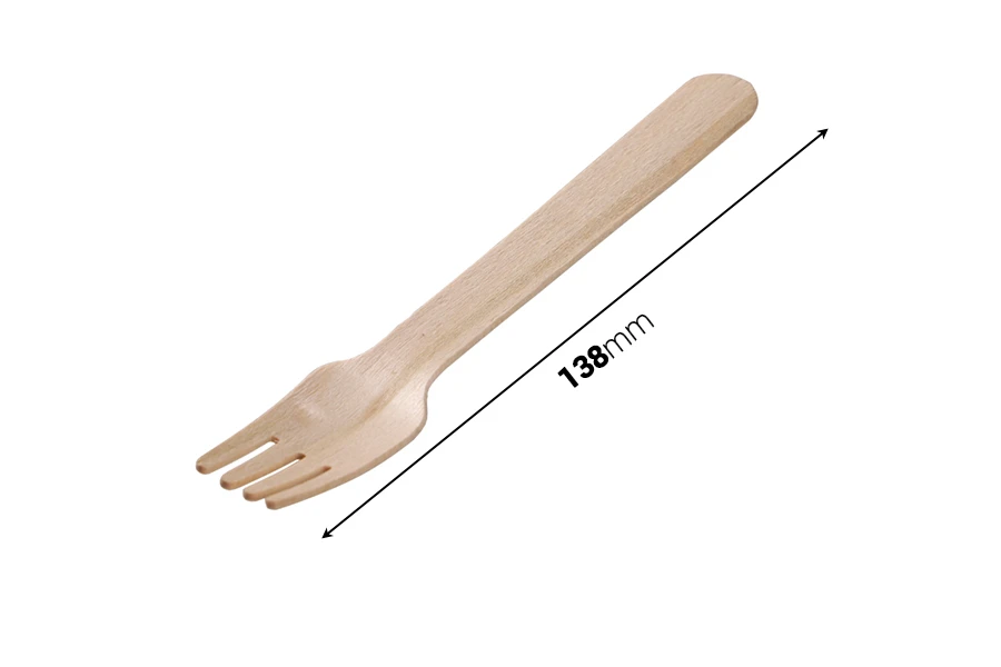 Πιρουνάκια ξύλινα 138 mm - 100 τμχ