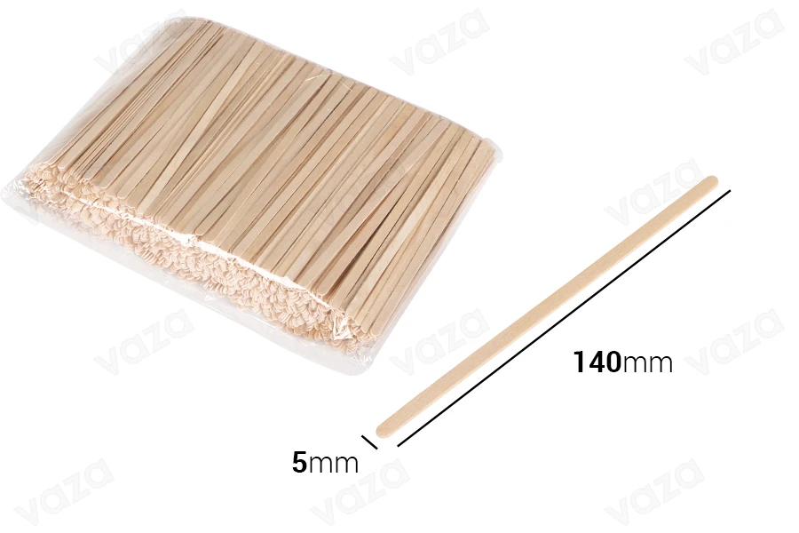 Ξυλάκια γενικής χρήσης 140x5x1 mm - πακέτο 1000 τμχ-εικόνα_διαστάσεις