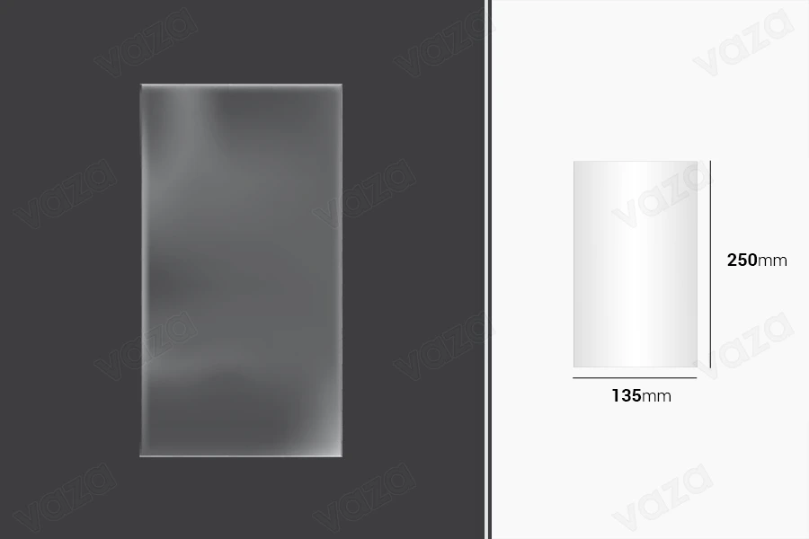 Pellicola - membrana per avvolgimento e confezionamento 135x250 mm - 100 pezzi.-εικόνα_προϊοντική