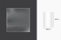 Pellicola - membrana per avvolgimento e confezionamento 210x215 mm - pacchetto da 100 pezzi. Pellicola - membrana per avvolgimento e confezionamento 210x215 mm - pacchetto da 100 pezzi.