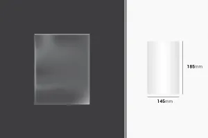 Wrapping and packaging shrinkage (BOPP) film 145x185mm - 100 pcs