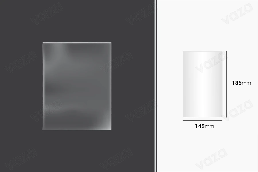 Pellicola - membrana per avvolgimento e confezionamento 145x185 mm -  100 pezzi.-immagine_prodotto