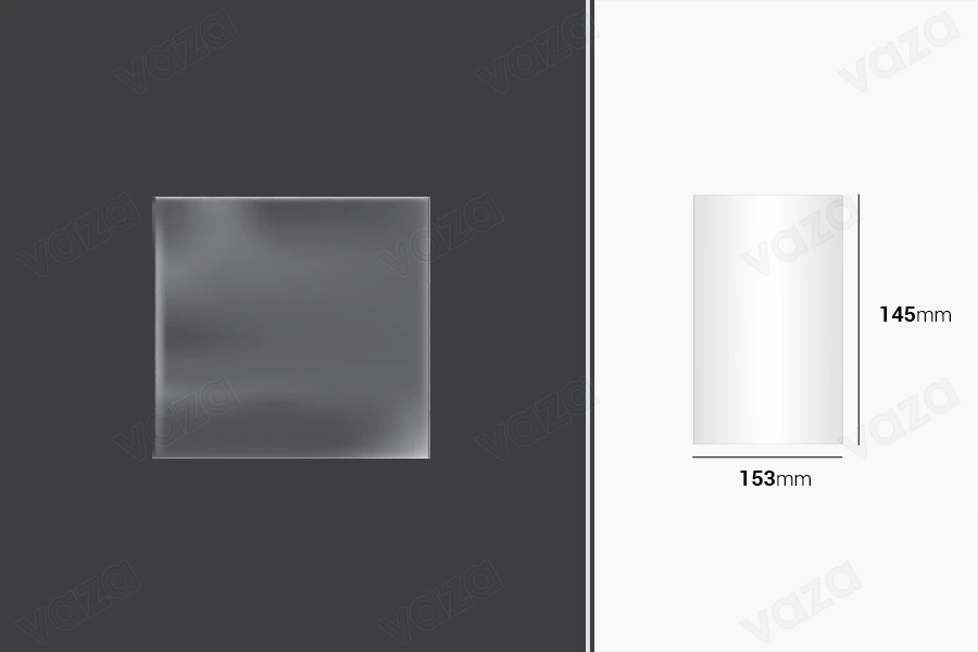 Wrapping and packaging shrinkage (BOPP) film 153x145mm - 100 pcs Wrapping and packaging shrinkage (BOPP) film 153x145mm - 100 pcs-produktbild