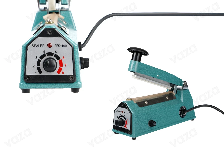 Tabletop hand held heat sealer with 10 cm seal length and 2 mm seal width and safety system-εικόνα_προϊοντική