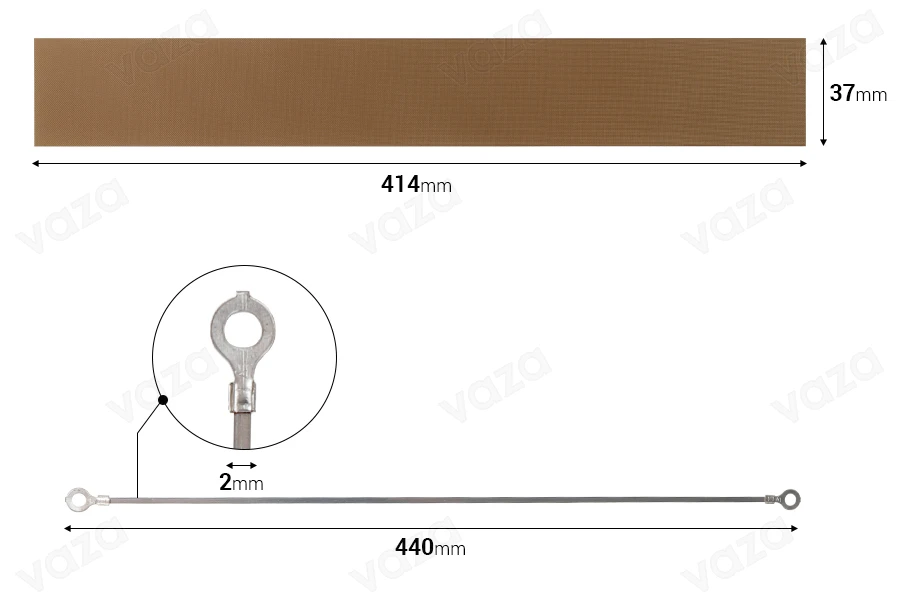 Ανταλλακτικό πανί 414x37 mm και σύρμα 440x2 mm για θερμοκολλητικό χειρός Ανταλλακτικό πανί 414x37 mm και σύρμα 440x2 mm για θερμοκολλητικό χειρός-εικόνα_προϊοντική