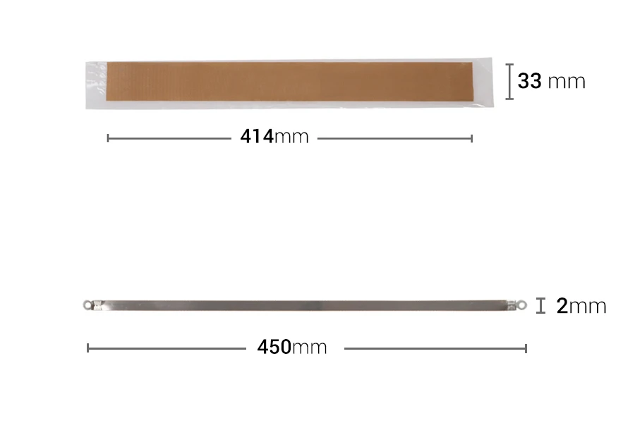Ανταλλακτικό πανί 414x38 mm και σύρμα 450x2 mm για θερμοκολλητικό χειρός Ανταλλακτικό πανί 414x38 mm και σύρμα 450x2 mm για θερμοκολλητικό χειρός