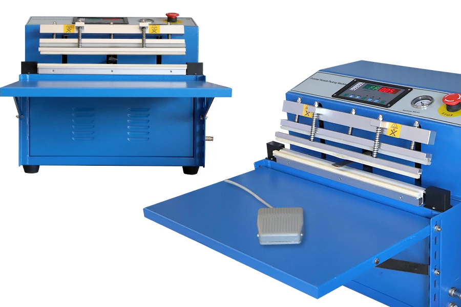 Machine d'emballage sous vide avec possibilité d'ajout d'air et de thermoscellage-photo_dimensions