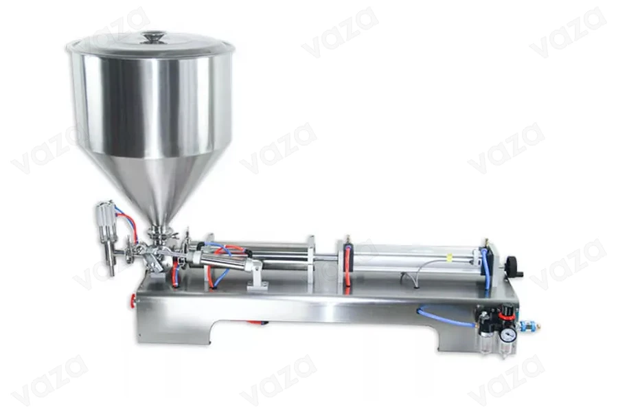 Γεμιστική μηχανή για υγρά και κρέμες (10-100 ml) με χρήση πεπιεσμένου αέρα-εικόνα_διαστάσεις