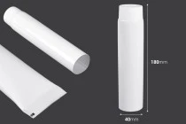 Σωληνάριο πλαστικό 150 ml με εσωτερική επίστρωση αλουμινίου και βιδωτό καπάκι - 12 τμχ Σωληνάριο πλαστικό 150 ml με εσωτερική επίστρωση αλουμινίου και βιδωτό καπάκι - 12 τμχ