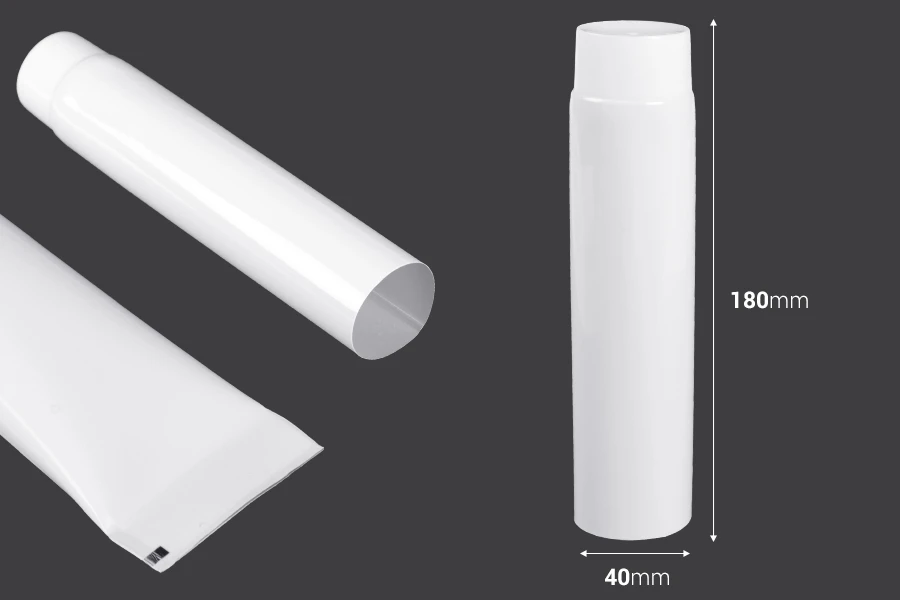 Σωληνάριο πλαστικό 150 ml με εσωτερική επίστρωση αλουμινίου και βιδωτό καπάκι - 12 τμχ Σωληνάριο πλαστικό 150 ml με εσωτερική επίστρωση αλουμινίου και βιδωτό καπάκι - 12 τμχ