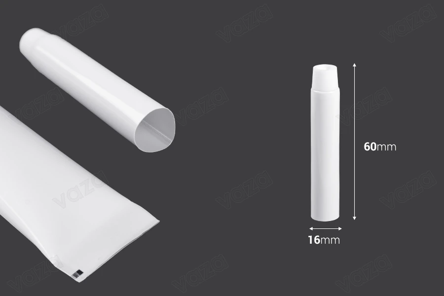 Σωληνάριο πλαστικό 5 ml με εσωτερική επίστρωση αλουμινίου και βιδωτό καπάκι - 12 τμχ Σωληνάριο πλαστικό 5 ml με εσωτερική επίστρωση αλουμινίου και βιδωτό καπάκι - 12 τμχ-εικόνα_διαστάσεις