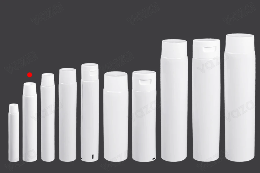 Tub plastik 10 ml me shtresë të brendshme alumini dhe kapak me vidhosje – 12 copë.-