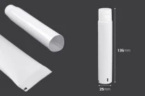 Σωληνάριο πλαστικό 30 ml με εσωτερική επίστρωση αλουμινίου και flip top καπάκι - 12 τμχ Σωληνάριο πλαστικό 30 ml με εσωτερική επίστρωση αλουμινίου και flip top καπάκι - 12 τμχ