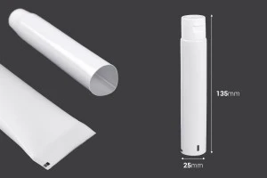 30ml plastic tube with inserted aluminum layer and flip-top cap - available in a package with 12 pcs-2