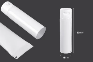 50ml plastic tube with inserted aluminum layer and flip-top cap - available in a package with 12 pcs-2