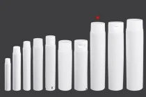 Tube en plastique de 100 ml avec revêtement intérieur en aluminium et bouchon à vis - 12 pcs